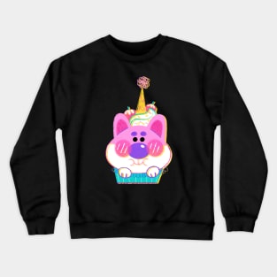 Cupcake Dog Crewneck Sweatshirt